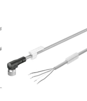 Csatlakozó kábel NEBU-M8W4-K-5-LE4 541345 (FES)-0