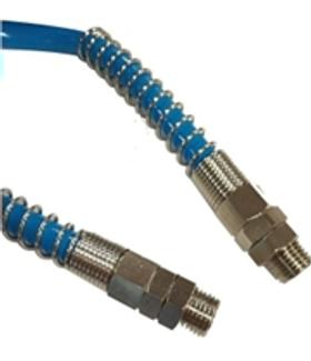 Spiráltömlő 8/5 PU 7,5m 1/4" forgó fittinggel csatlakozó nélkül SPF58SB075R(REC)-0