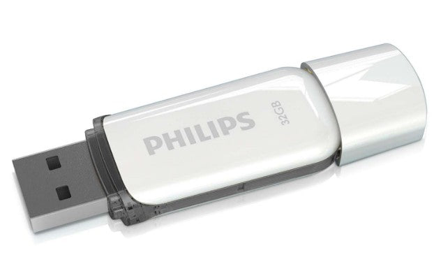 Pendrive PHILIPS Snow 32GB USB Flash Drive fehér-szürke