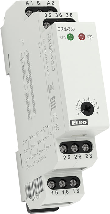 CRM-83J/UNI - ZN - 6min - 60min - Időrelé