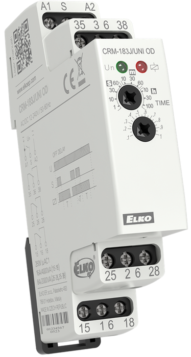 CRM-183J/UNI BL - Egyfunkciós időrelé, ütemadó (1:1)
