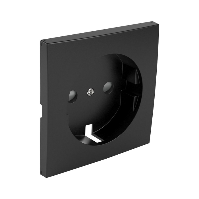 90632_TPM Gyerekzáras Fedlap SCHUKO aljhoz, fekete