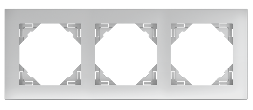 90930_TAL AQUARELLA Hármas keret, alumínium
