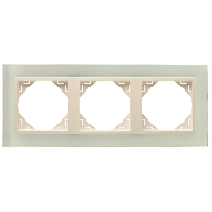 90930_TCP Crystal Hármas keret, kristály/gyöngyház