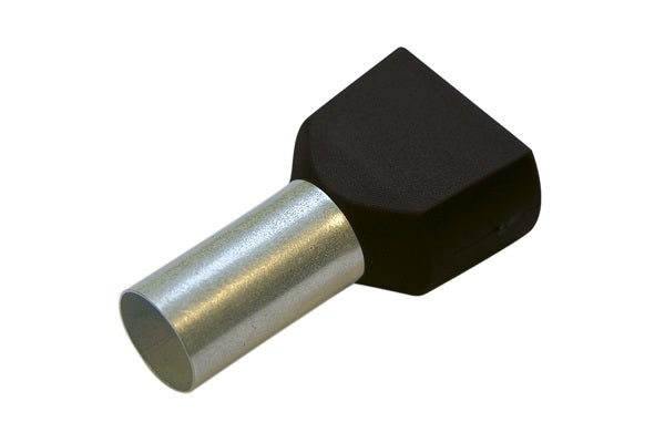 Érvéghüvely iker 2* 1,5/ 8 fekete