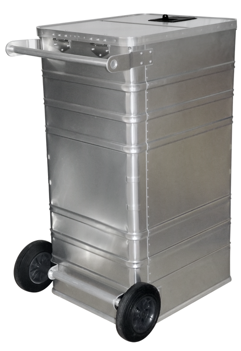 Alumínium iratgyűjtő konténer 244 literes