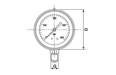 Manométer (<400 bar)