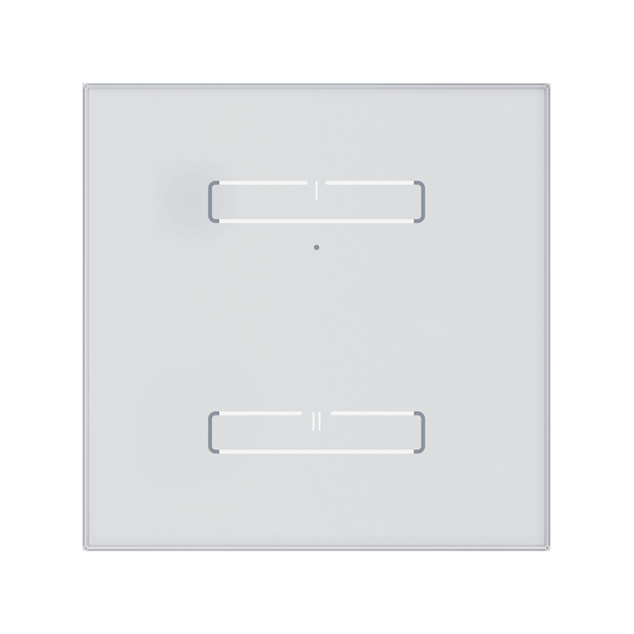 RFGB-20/W Üvegfelületű vezérlő, 2gombos, fehér